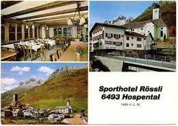 HOSPENTAL Werbung Sporthotel Rössli Fam. P. Schmid-Portmann - Hospental