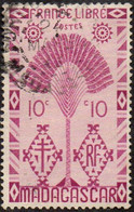 Madagascar Obl. N° 266 - De La Série De Londres Le 10c Lilas-rose - Oblitérés