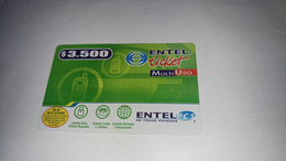 Chile-entel Ticket-multi(177)-($3.500)-(55895834)-(5/1/2006)-(look Outside)-used Card+1card Prepiad Free - Cile