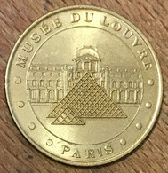 75001 PARIS MUSÉE DU LOUVRE MDP 2001 MÉDAILLE SOUVENIR MONNAIE DE PARIS JETON TOURISTIQUE MEDALS COINS TOKENS - 2001