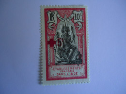 INDIA  FRANCE MINT    STAMPS  OVERPRINT - Otros & Sin Clasificación