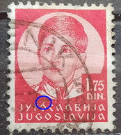 KING PETER II-1.75 D-ERROR-O-YUGOSLAVIA-1935 - Sin Dentar, Pruebas De Impresión Y Variedades