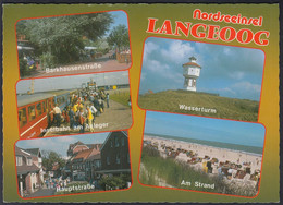 D-26465 Langeoog - Nordsee - Barkhausenstraße - Hauptstraße - Inselbahn - Anleger - Train - Langeoog