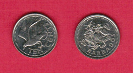 BARBADOS  10 CENTS 2003 (KM # 12) #6289 - Barbados (Barbuda)