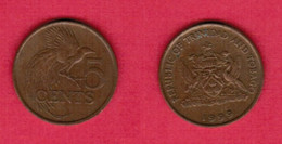 TRINIDAD & TOBAGO  5 CENTS 1999 (KM # 30) #6294 - Trindad & Tobago