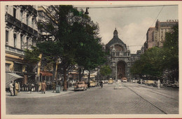 Antwerpen De Keyserlei Centraal Station Le Gare Bahnhof Chromatografie Voiture Car Oldtimer (In Very Good Condition) - Antwerpen