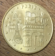 75001 PARIS 4 MONUMENTS MDP 2005 B MÉDAILLE TOURISTIQUE MONNAIE DE PARIS JETON TOURISTIQUE MEDALS COINS TOKENS - 2005