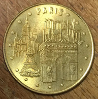 75001 PARIS 4 MONUMENTS MDP 2002 MÉDAILLE TOURISTIQUE MONNAIE DE PARIS JETON TOURISTIQUE MEDALS COINS TOKENS - 2002