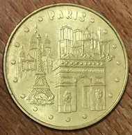 75001 PARIS 4 MONUMENTS MDP 2008 EVM2 MÉDAILLE TOURISTIQUE MONNAIE DE PARIS JETON TOURISTIQUE MEDALS COINS TOKENS - 2008