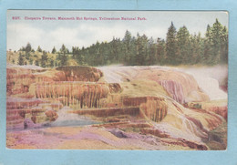 CLEOPATRA TERRACE ,  MAMMOTH  HOT  SPRINGS  -  YELLOWSTONE NATIOMAL PARK  - - Yellowstone