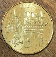 75001 PARIS 4 MONUMENTS MDP 2012 MÉDAILLE TOURISTIQUE MONNAIE DE PARIS JETON TOURISTIQUE MEDALS COINS TOKENS - 2012