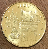 75001 PARIS 4 MONUMENTS 2015 MÉDAILLE TOURISTIQUE MONNAIE DE PARIS JETON TOURISTIQUE MEDALS COINS TOKENS - 2015