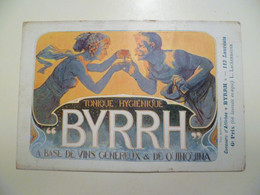 Carte Postale Ancienne Publicitaire BYRRH Concours D'affiches 6ème Prix / L. LACKERBAUER - Werbepostkarten