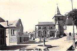 65 - CADEAC : La Mairie Et L'Eglise - CPSM Photo Village ( 315 H ) Dentelée N/B Format CPA - Hautes Pyrenées - Autres & Non Classés
