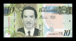 Botswana 10 Pula 2014 Pick 30d SC UNC - Botswana