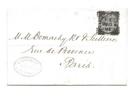 233 - 22 - Petite Lettre Envoyée De Charing Cross à Paris 1883 - Cartas & Documentos