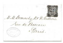 233 - 22 - Petite Lettre Envoyée De Charing Cross à Paris 1883 - Storia Postale