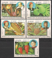 Sahara 1991 Columbus Explorers Discovery Food Fruits Cereals Farming 5v Set MNH - Sin Clasificación