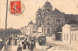 Tramway De La Grande Côte          17       Royan    Tram Et Le Casino De Faucillon      B.R.  812   (voir Scan) - Altri & Non Classificati