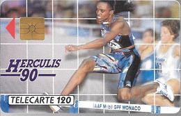 CARTE²-PUBLIC-MONACO-120U-MF 07-GEM A-HERCULIS 90-Utilisé-TBE- - Monace