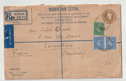 4058 Recommandé Registered Letter UK 1946 CRIEFF ECOSSE SCOTLAND à Carpentras Zateski Onak - Storia Postale