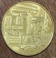 75004 MONUMENTS DE PARIS TOUR EIFFEL MDP 2019 MÉDAILLE SOUVENIR MONNAIE DE PARIS JETON TOURISTIQUE MEDALS TOKENS COINS - 2019