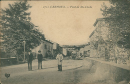 81 CARMAUX / Pont De Sainte Cécile / CARTE ANIMEE - Carmaux