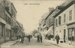 Delcampe - 70 LURE / Rue De La Garei / CARTE ANIMEE - Lure
