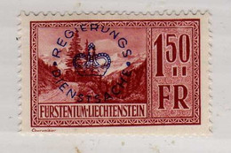 Liechtenstein  (1935) - Vue Surchargee - Neuf* - MLH - Service