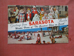 Clowns  Greetings From  Sarasota  Florida > Sarasota     Ref  4724 - Sarasota