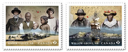 2021 Canada Black History Month Alberta & New Brunswick Pair From Booklet MNH - Single Stamps