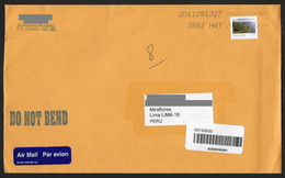 Canada Cover With 2020  Cabot Trail, Cape Breton Island, Nova Scotia Stamp Sent To Peru - Briefe U. Dokumente