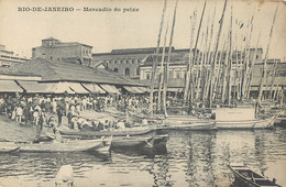 RIO DE JANEIRO MERCADIO DO PEIXE BRESIL BRAZIL 1900 - Rio De Janeiro