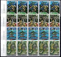 91.GREECE.1989 OLYMPIC GAMES,IMPERF.X PERF.HELLAS 1825A-1828A,1825B-1828B,VERY FINE MNH BOOKLET PANE OF 5 - Andere & Zonder Classificatie