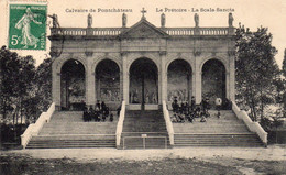 Delcampe - Pontchâteau Animée Le Calvaire Le Prétoire La Scala Sancta - Pontchâteau