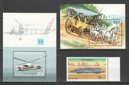 RR266 KAMPUCHEA SOOMAALIYA AVIATION HELICOPTER CARS HORSES 2BL+1ST MNH - Helicopters