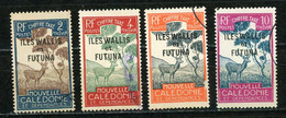 WALLIS ET FUTUNA : T TAXE N° Yvert 11+12+13+14 Obli; - Timbres-taxe