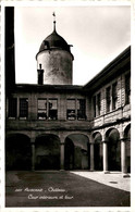 Aubonne - Chateau, Cour Interieur Et Tour (5411) * 1958 - Aubonne