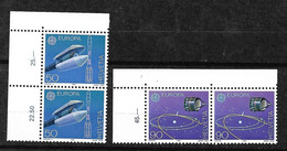 Suisse  Paires N°1372 Et 1373 Europa 1991 Neufs * * B/TB = MNH F/VF Voir Scans   - 1991