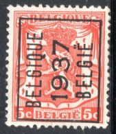 MCL - 1937 -  PO 322 SANS GOMME - Typo Precancels 1929-37 (Heraldic Lion)