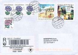 Czech Rep. / Comm. R-label (2020/43) Chotebor: 100 Years Of Scouting In Chotebor 1920-2020 (X0434) - Autres & Non Classés