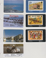 TELECARTES ISLE DE MAN LOT 7 CARTES - [ 6] Isla Man