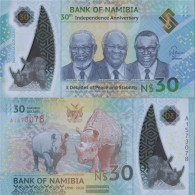 Namibia - Southwest Pick-number: NEW Uncirculated 2020 30 Namibia Dollars - Namibie