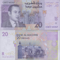 Morocco Pick-number: 68 Uncirculated 2005 20 Dirhams - Maroc