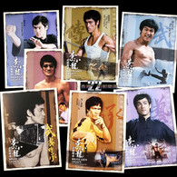 China Hong Kong 2020 Bruce Lee's Legacy In The World Of Marttial Arts Postage Prepaid Picture Cards 7v MNH - Postal Stationery