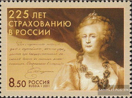 Russland 1778 (complete Issue) Unmounted Mint / Never Hinged 2011 Versicherungswesen - Katharina II. - Neufs