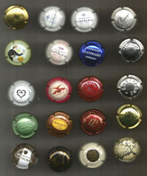 Capsule De CHAMPAGNE , LOT DE 20 CAPSULES DE CHAMPAGNE - Colecciones