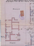 259806 / Bulgaria 1940 - 20 Leva (1938) Revenue Fiscaux , Water Supply Plan In Sofia , Bulgarie Bulgarien - Other Plans