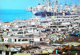 ►CPSM Manaus Rampa Do Mercado   Boat  Bateau Port    1960 - Manaus