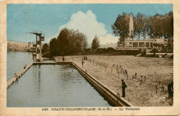 Meaux * Trilport Plage * Le Plongeoir * Piscine Bain Baigneur - Meaux